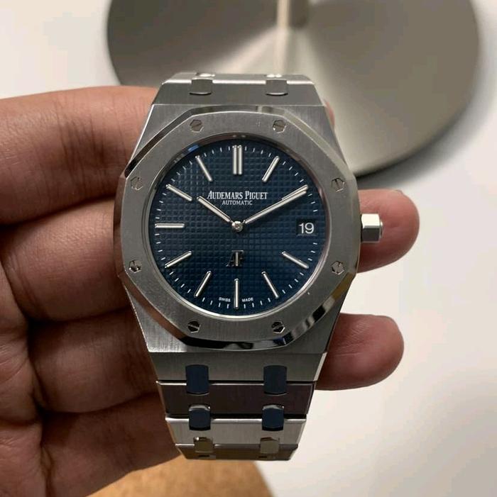 Jam Tangan AP Royal Oak Extra Thin-Blue Dial Swiss Automatic