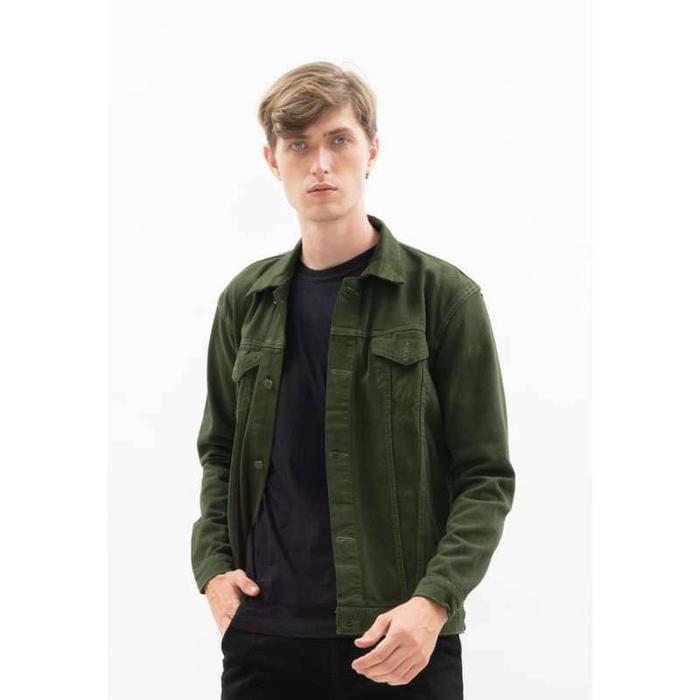 Jaket Jeans - Jaket Jeans Kuning Kunyit - Jaket Warna