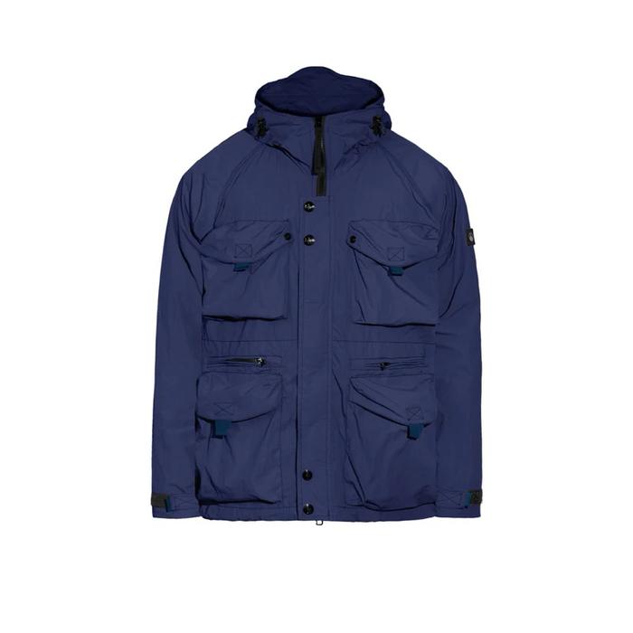 Prung Leandro Jacket M65 Jaket Semi Parka Army Dark dengan Kancing Magnetik dan Saku 3D
