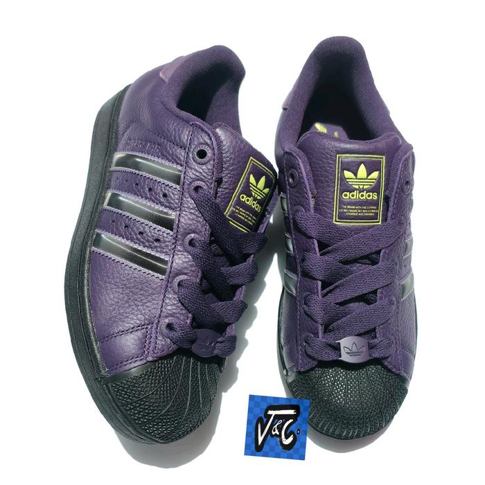 Adidas Originals Superstar II Leather Aurora Plum Matte Silver Ash Purple