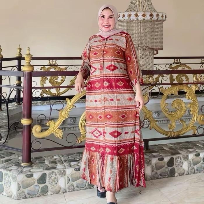 Daster Putri Diana Sekdres Karima lengan 7/8
