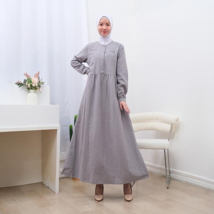 Gamis Cotton Linen | Guangzhou Fashion | 6011