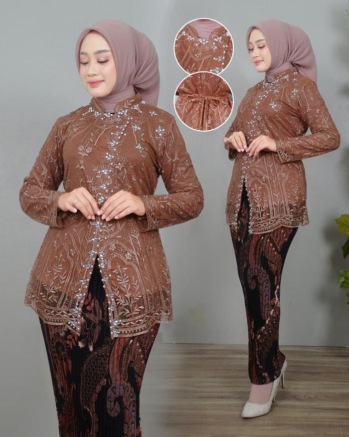SET SARITA / JANGGAN SARITA KEBAYA MODERN TERBARU / KEBAYA TIL PAYET