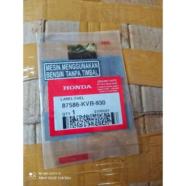Stiker Sticker Label Fuel Tank Tangki Tengki All Honda Tiger Megapro GL Pro Max Gl 100 Verza Cbr Cb1