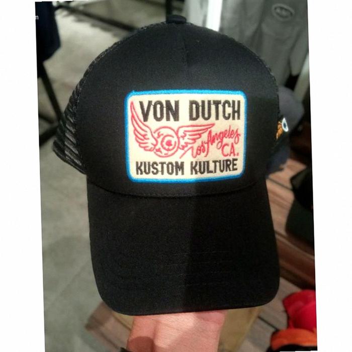 TOPI VON DUTCH ORIGINAL - TRUCKER - BLACK | best seller