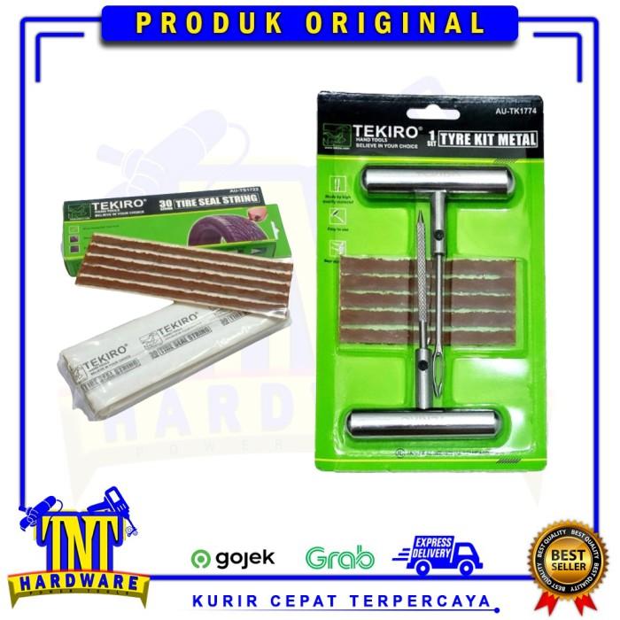 TEKIRO PAKET ALAT TAMBAL BAN BESI DAN ALAT TAMBAL / CACING