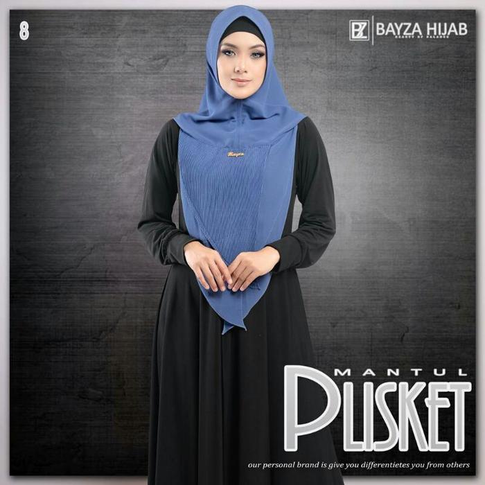Jilbab Instan Hoodie Plisket Elegan Model Minimalis Bahan Katun Premium