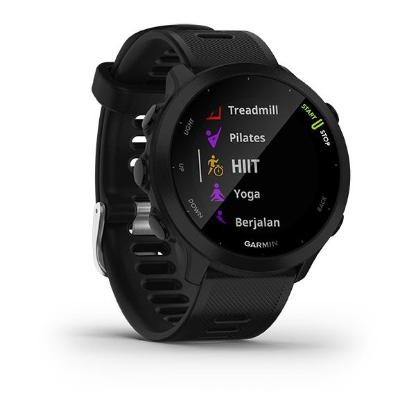 GARMIN Forerunner 55 - Black GPS Smartwatch Garansi TAM 2 Tahun