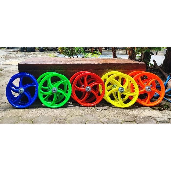 Velg/pelek/veleg sepeda racing model kelewang/klewang ukuran 20(bmx,mini,lipat dll)bisa pasang diskb