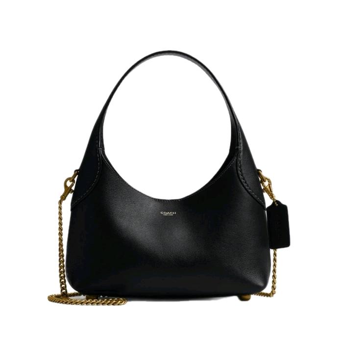 Tas selempang mini hitam coach