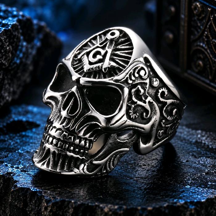 Ringskull Masonic | Cincin Tengkorak Masonic