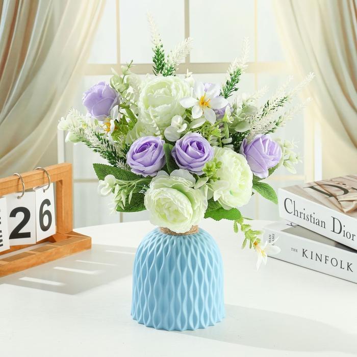 BUNGA HIAS PLASTIK/BUKET BUNGA/ROSE ARTIFICIAL/ROSE BOUQUET/KADO ULANG TAHUN CEWEK/BUNGA HIASAN RUAN