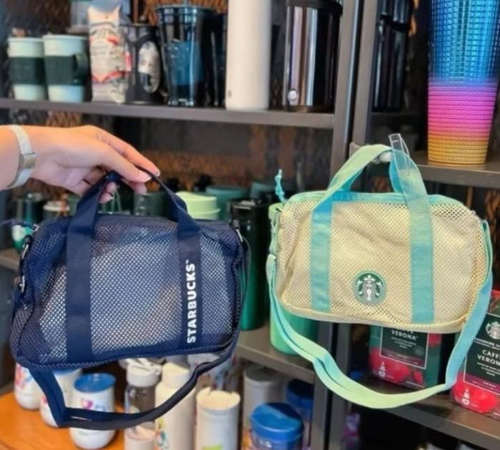 Tas Starbucks Sling Bag Small Mesh Bag Tas Jaring Thailand