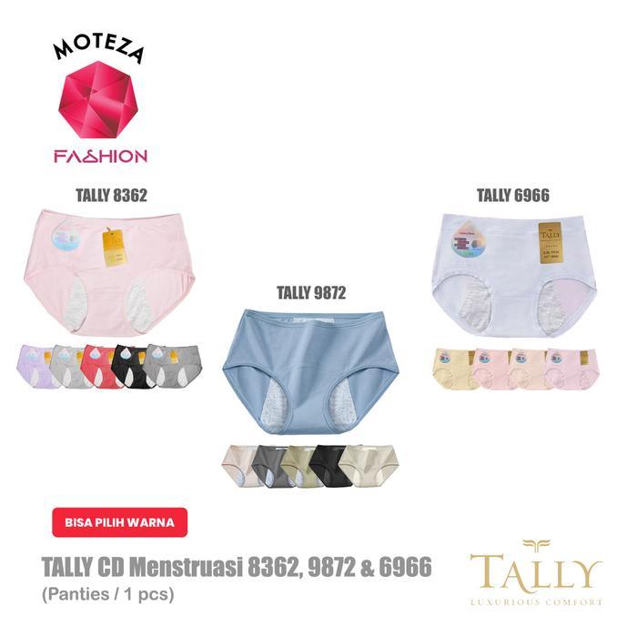 Tally 8362 9872 6966 CD Celana Dalam Wanita - Sanitary Menstruasi Haid Panty