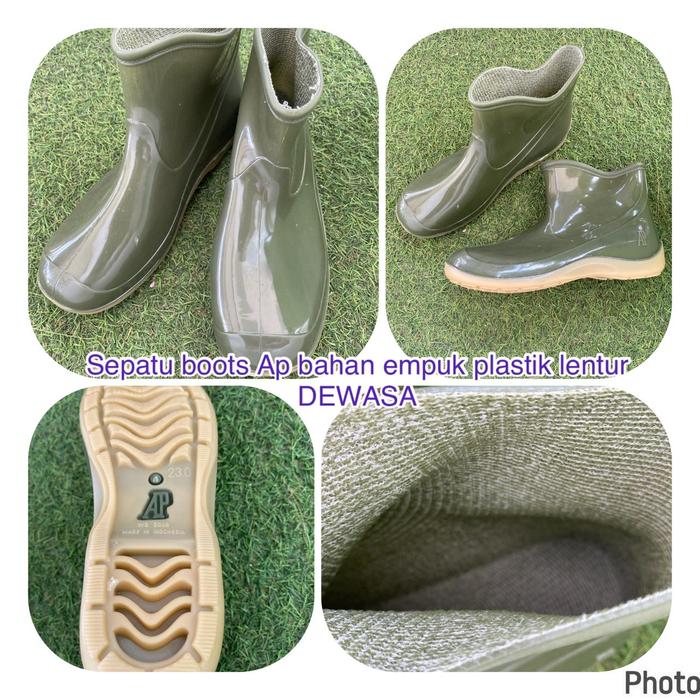 sepatu AP boots boot dewasa wanita anti hujan empuk