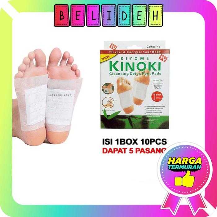☛BELIDEH☚ 1 Box 10 Pcs Koyo Kaki Kinoki White - Koyo Kaki Kinoki Detox R808