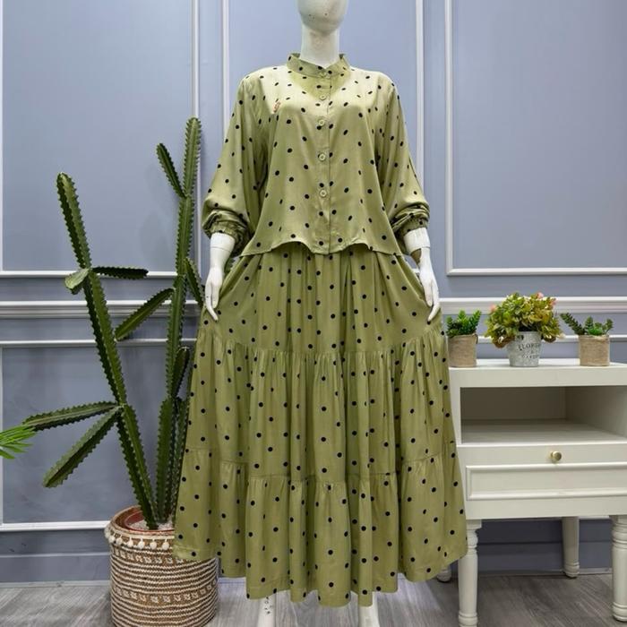 SET ROK POLKA SALVINA YS RAYON LUNA TERBARU (KHALIZA)