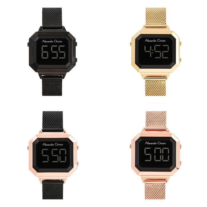 New JAM TANGAN WANITA AC 9338 DIGITAL GARANSI RESMI 1 TAHUN