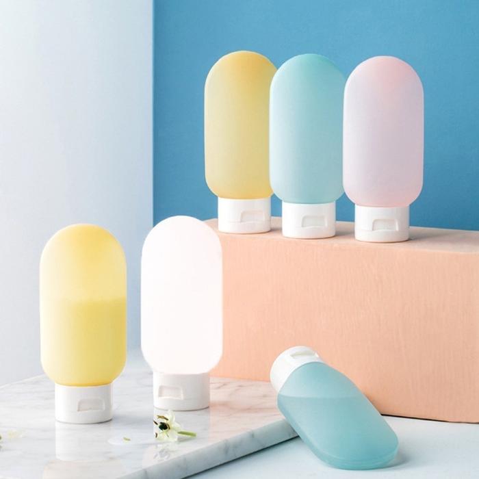 Botol Sabun Shampo Lotion Portable Botol Tube Mini Travelling Botol Refill Fliptop Tempat isi Ulang 