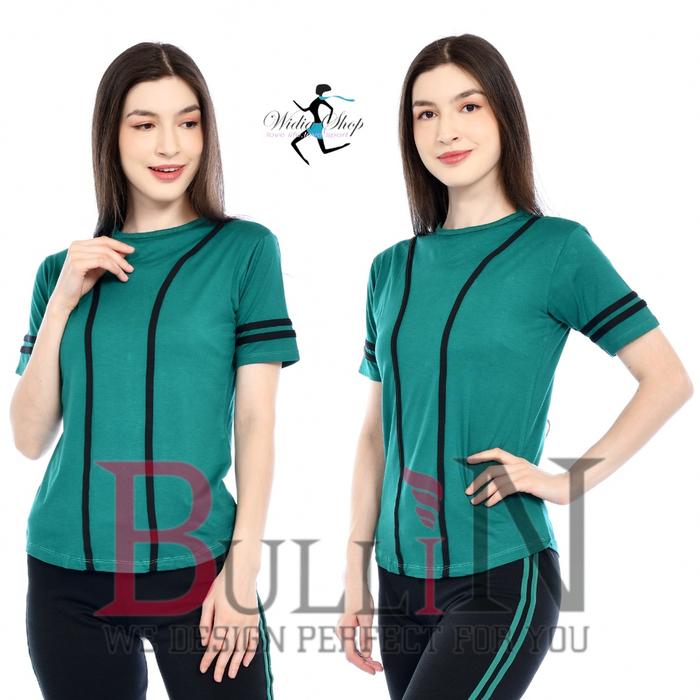 Baju Senam Jumbo Kerin Pendek / Baju Zumba Murah / Bullin