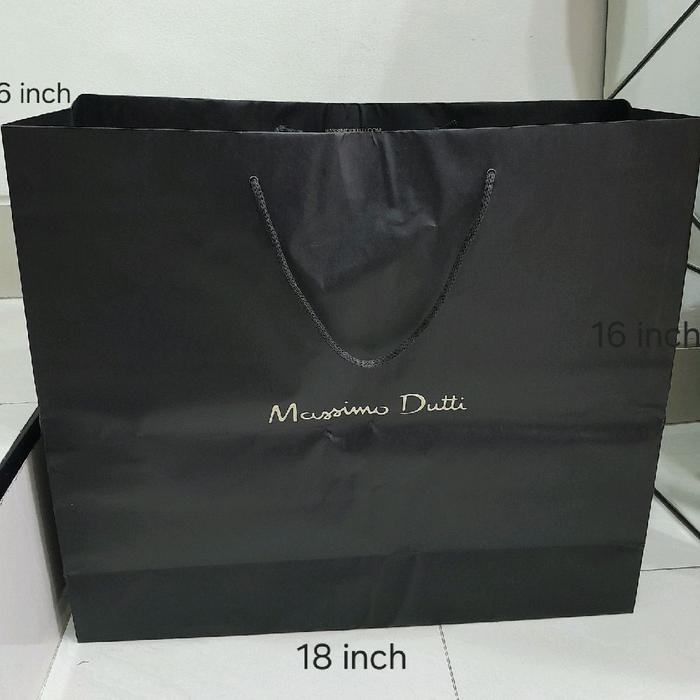 paperbag massimo dutti/ paperbag massimo dutti