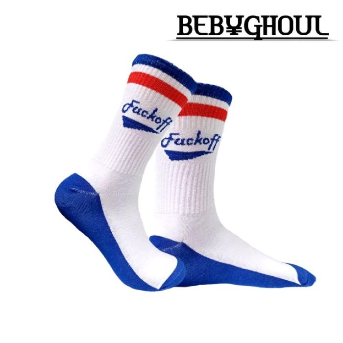 kaos kaki olsdcool premium motif fuck off kaoskaki panjang