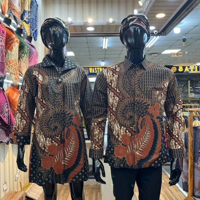 Baju Batik Kemeja Tunik Bahan Katun Prima Premium Model Tunik Dan Kemeja Jaitan Semi Jas Seragam Cou