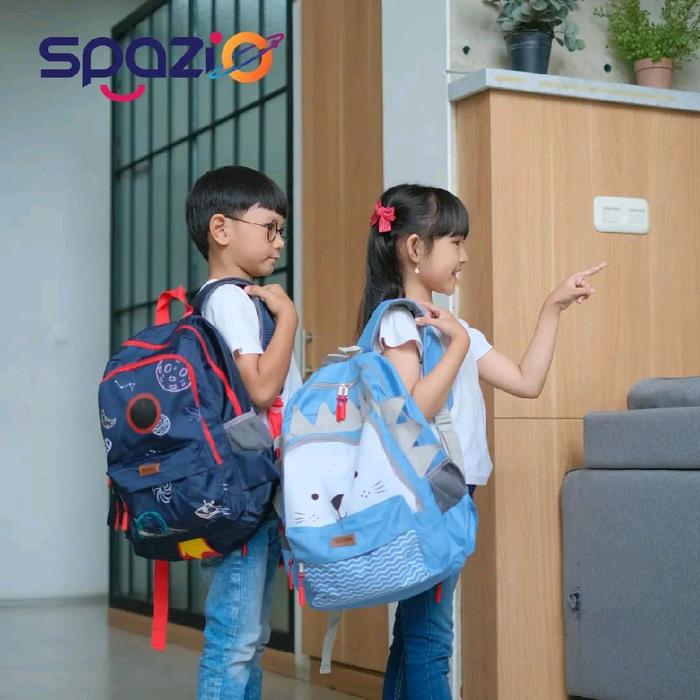 Backpack 3D Spazio/Tas Sekolah Anak 3Dimensi/Tas Terviral Sekolah Anak Back To School Fashion