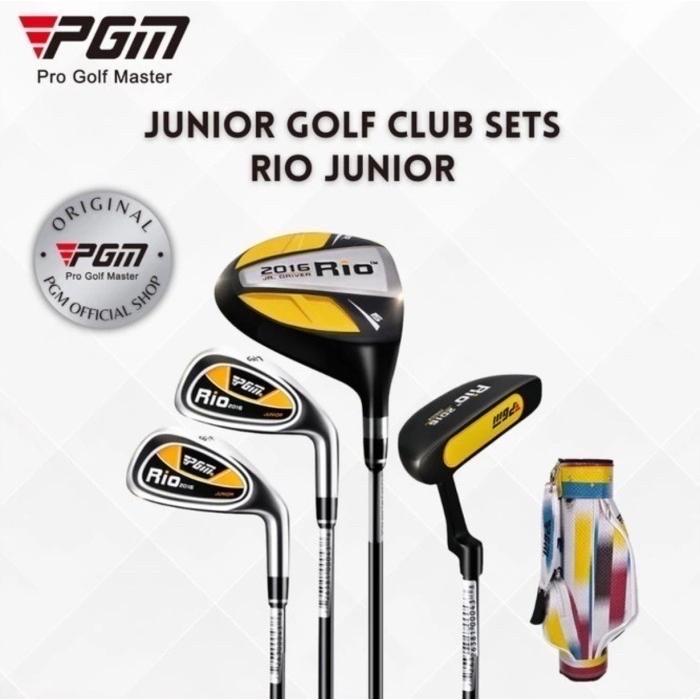 Pgm Stik Golf Junior Rio Series Graphite Carbon / Stik Golf Anak Set + Bag Pgm Original