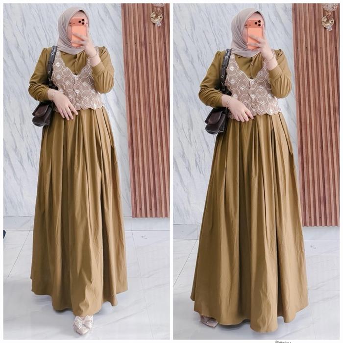 Gamis Layla terbaru /  gamis Layla  busui / Layla gamis / gamis bordir