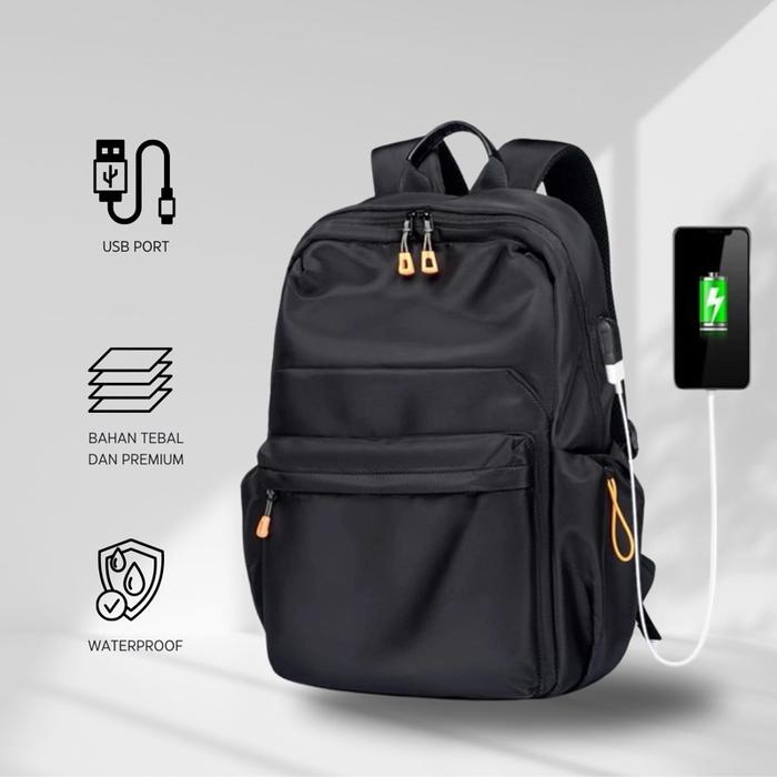 Tas Ransel Pria Import We Power Waterproof Tas Ransel Sekolah Anti Air #B671