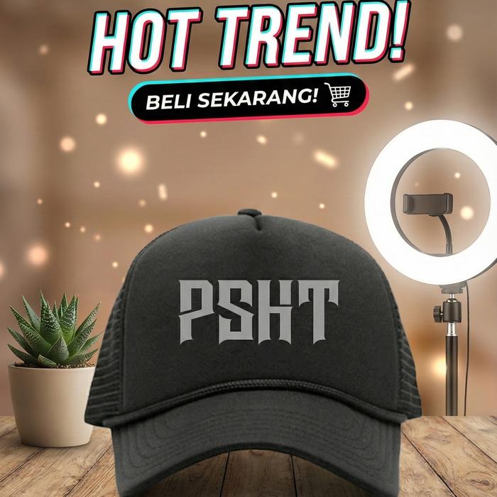 TOPI PSHT SETIA HATI TERATE COSTUM Bahan Jaring Premium Plus Busa Lidah Lengkung Kuat Tahan Lama Uku