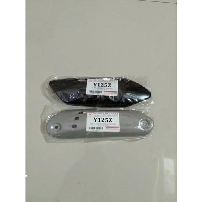 Paket Set Tameng Slenser dan Perut Knalpot Yamaha 125Z Y125Z standar Racing Custom Silencer STD Asli