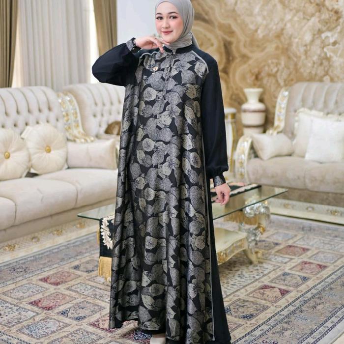 azlea dress by ninos design /gamis ninos design terbaru