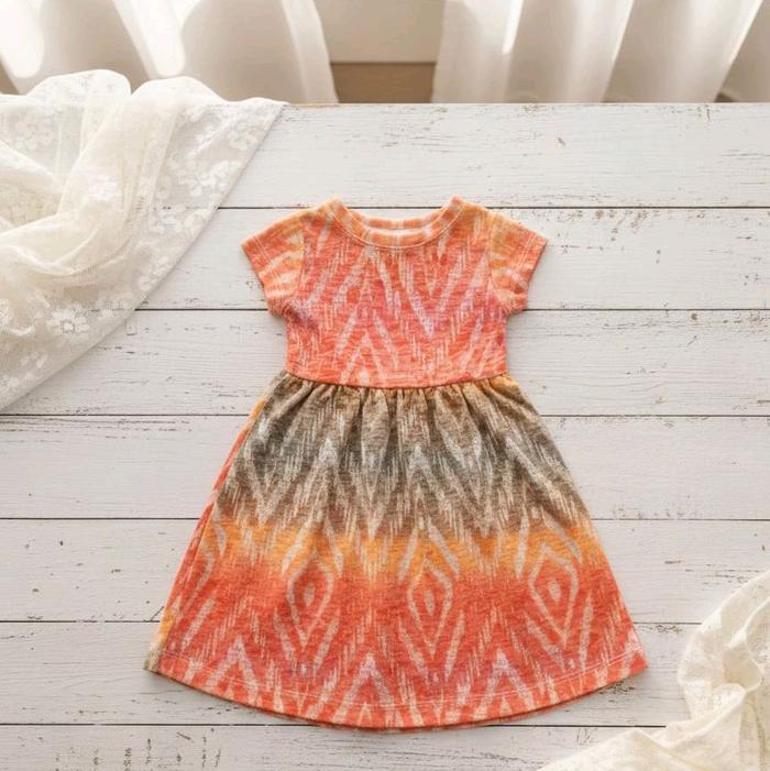 daster sunset warna gradasi bayi balita perempuan