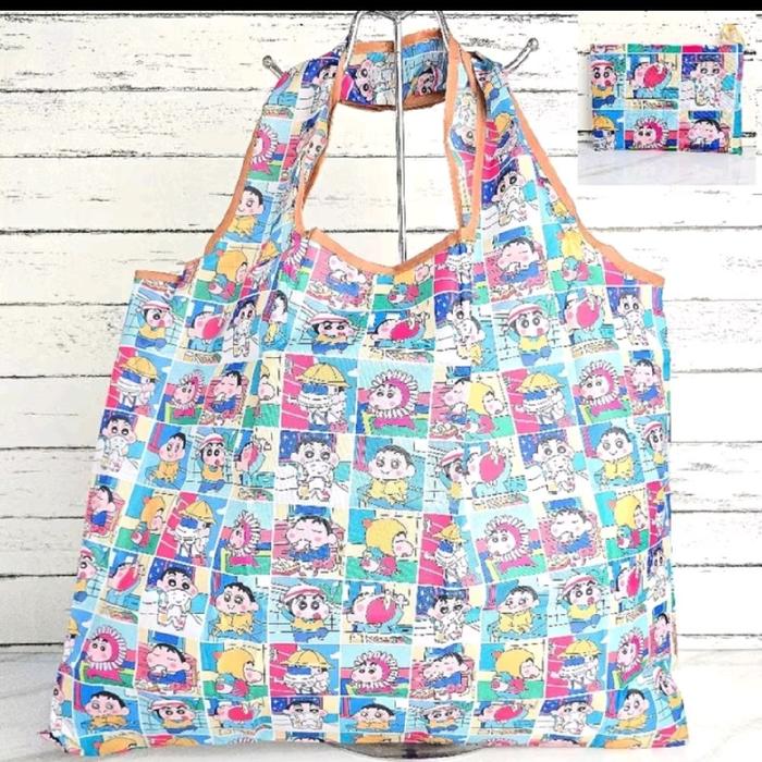 Tas crayon shinchan tote bag crayon shinchan tas wanita lipat karakter shinchan tas belanja lipat ka