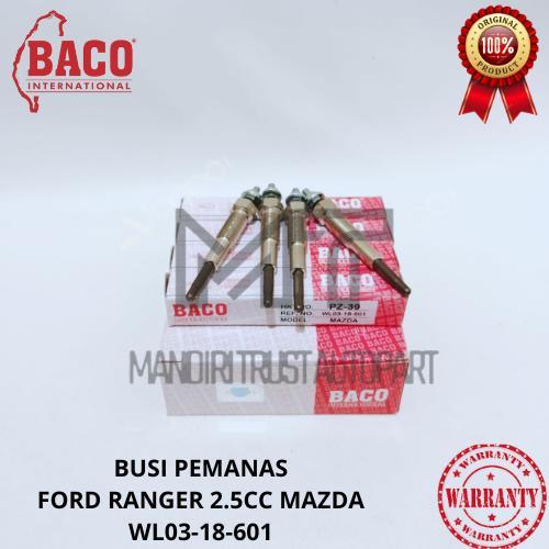 BUSI PEMANAS BUSI DIESEL MAZDA FORD RANGER 2.5CC ORIGINAL BACO BERGARANSI 4PCS