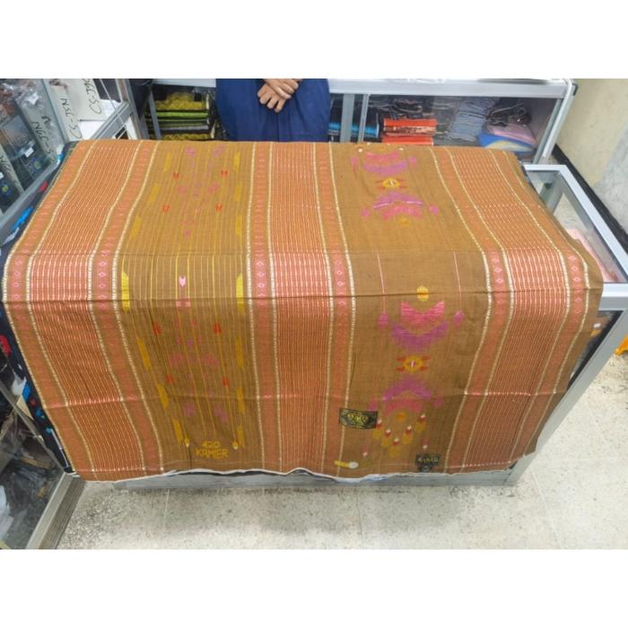 Sarung Tenun Full Sutera Kamer Kamier 420 edisi 3611 Nov stara mega hidayat mustamin bhs lamiri