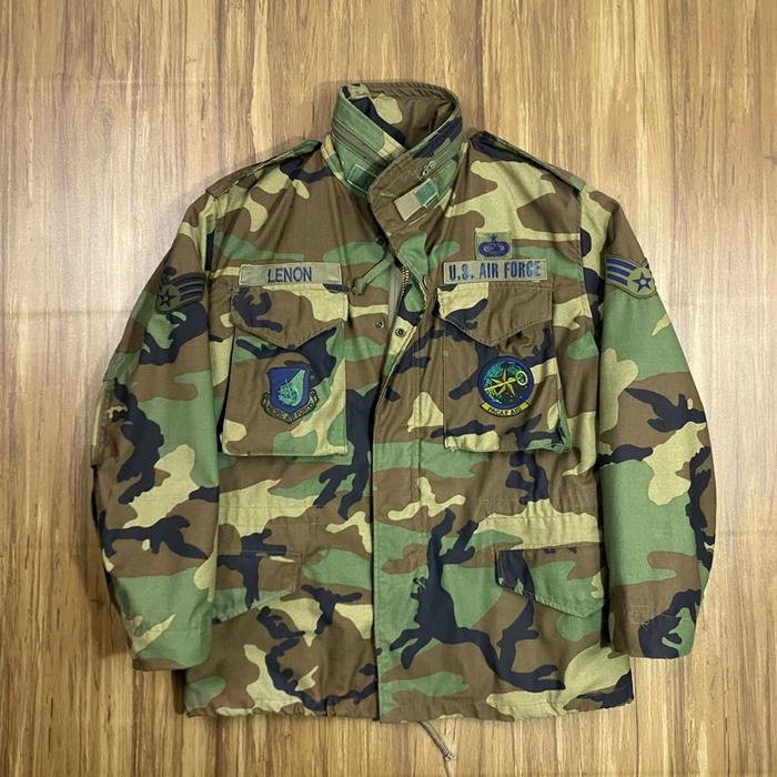 M65 Jacket Woodland Deadstock Usaf Size Small Short