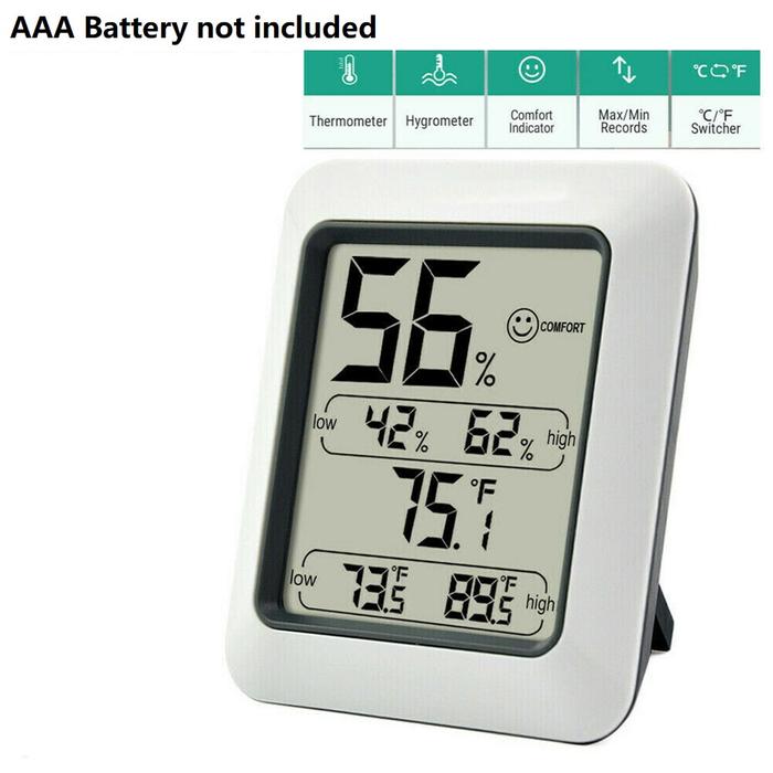 Digital Wireless Thermometer Hygrometer Indoor Outdoor Thermometer