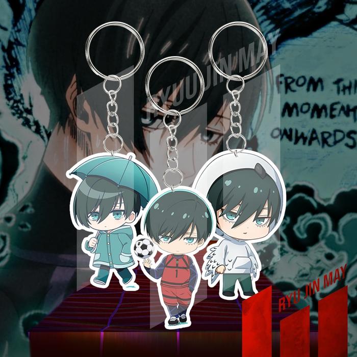 Gantungan Kunci / Keychain / Gantungan HP - Blue Lock - Rin Itoshi