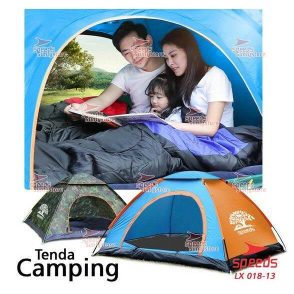 TENDA CAMPING SPEEDS LX018-13 tidak OTOMATIS 200cm x 150cm x 110cm