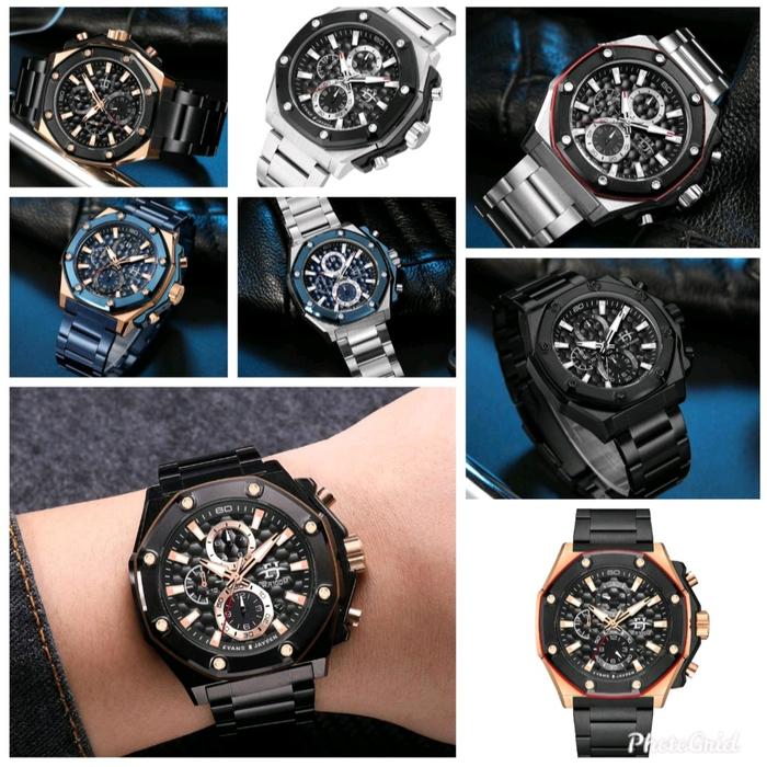 evans jayden9586 jam tangan pria analog sporty Watches