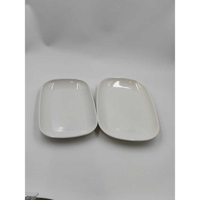 PIRING SAJI 9 inch WHITE PORS SRITHAI VANDA MELAMIN PLATE KOTAK DALAM