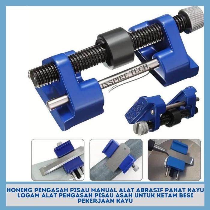HONING Pengasah Pisau Manual Alat Bantu Asah Ketam Serut Pasah Manual Dan Pahat Honing Guide