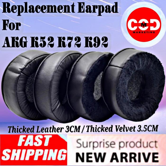 Earcup Earpad Cushion AKG K52 K72 K92 - Busa AKG K 52 72 92