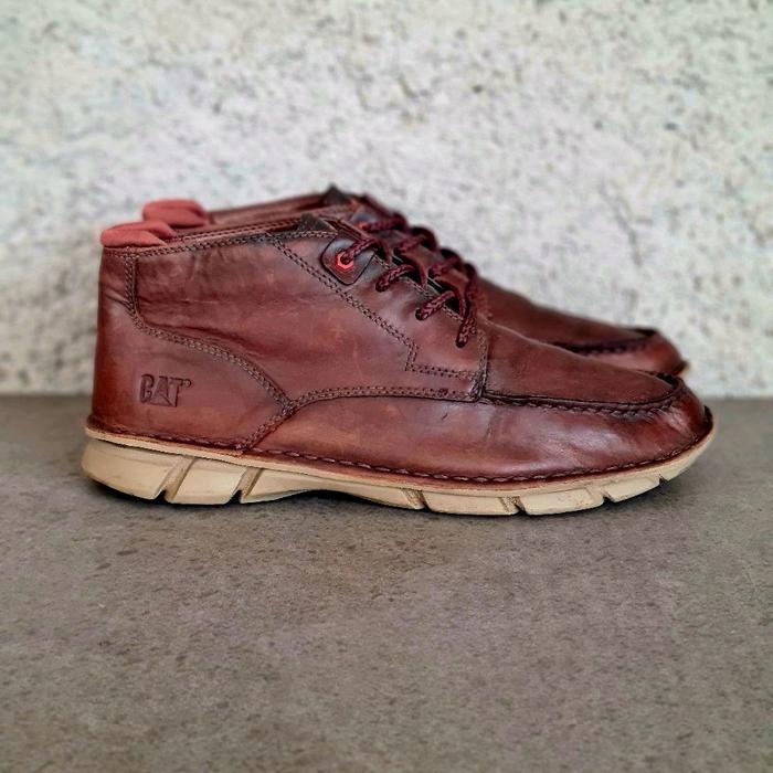 CATERPILLAR MOCTOE MID PREPENSE SUMMER Shoes Pria Boots Kerja Kasual