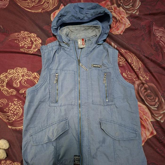 jaket rompi blackyak size M