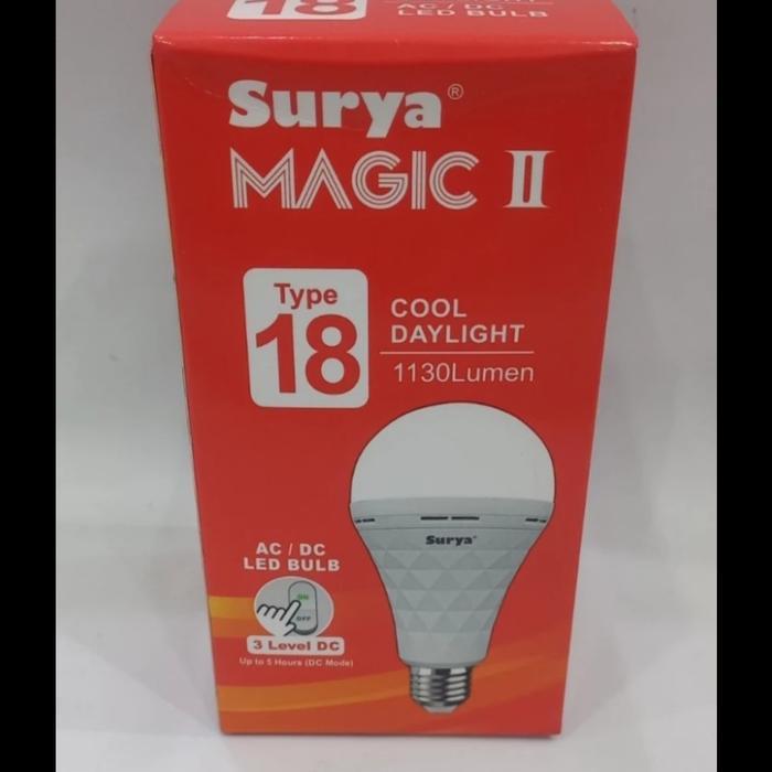 Lampu Emergency LED Surya Magic / Bohlam Emergency 13W type:18