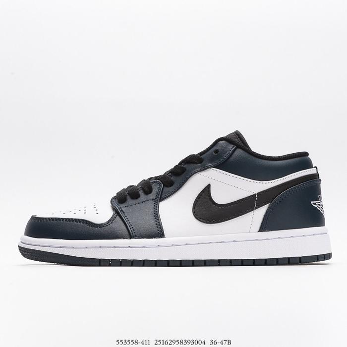 Air Jordan 1 Low Dark Tea Sepatu Sneaker Pria Wanita Model 553558-411 25162958393004 Ukuran 36-47B